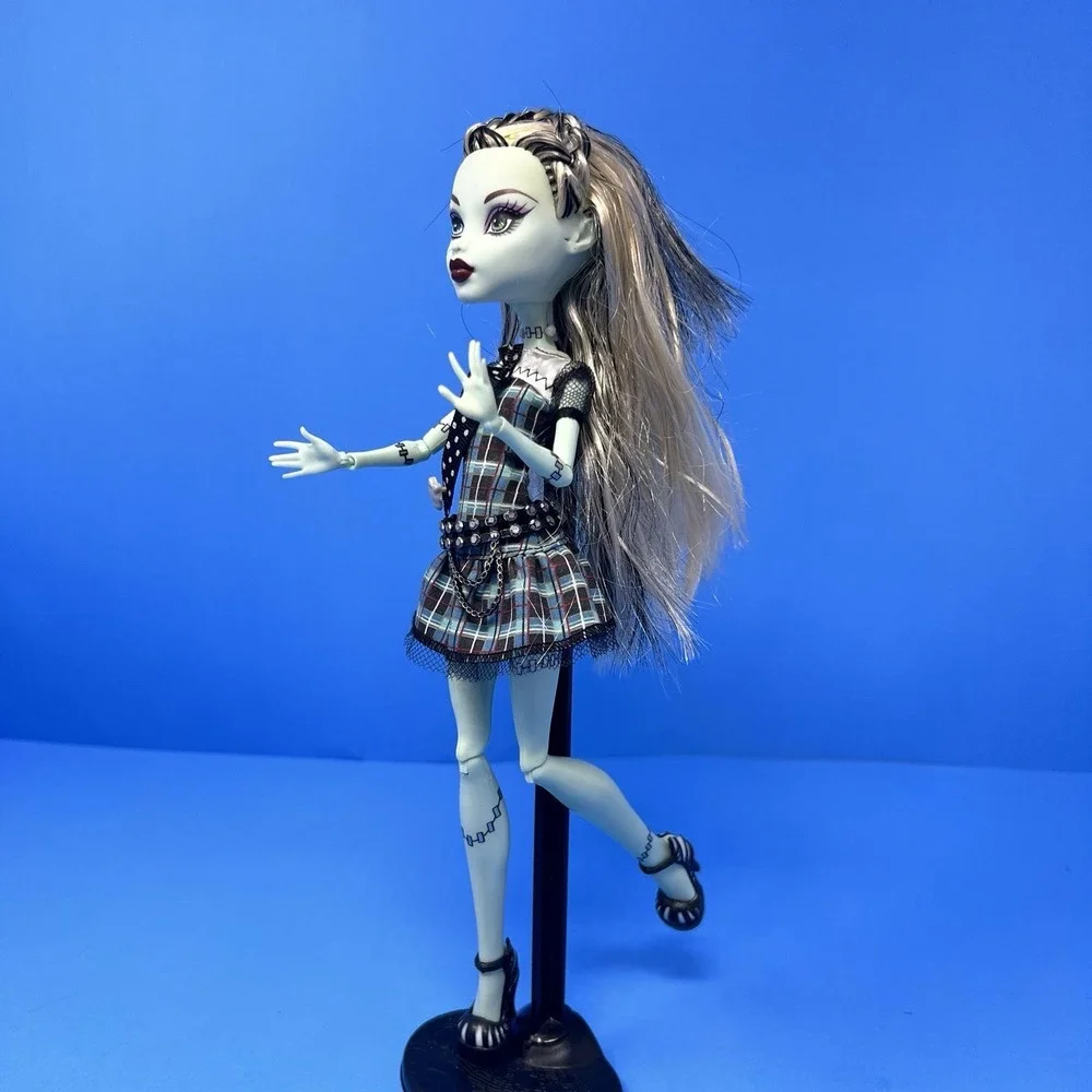 Monster High Frankie Stein 2008 First Wave‎ Gold Elastics Original Ghouls Rare